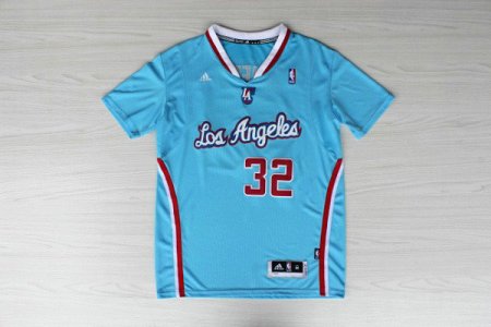 Maillot De Basket Los Angeles Clippers Blake Griffin 32 New Manches Courtes Bleu